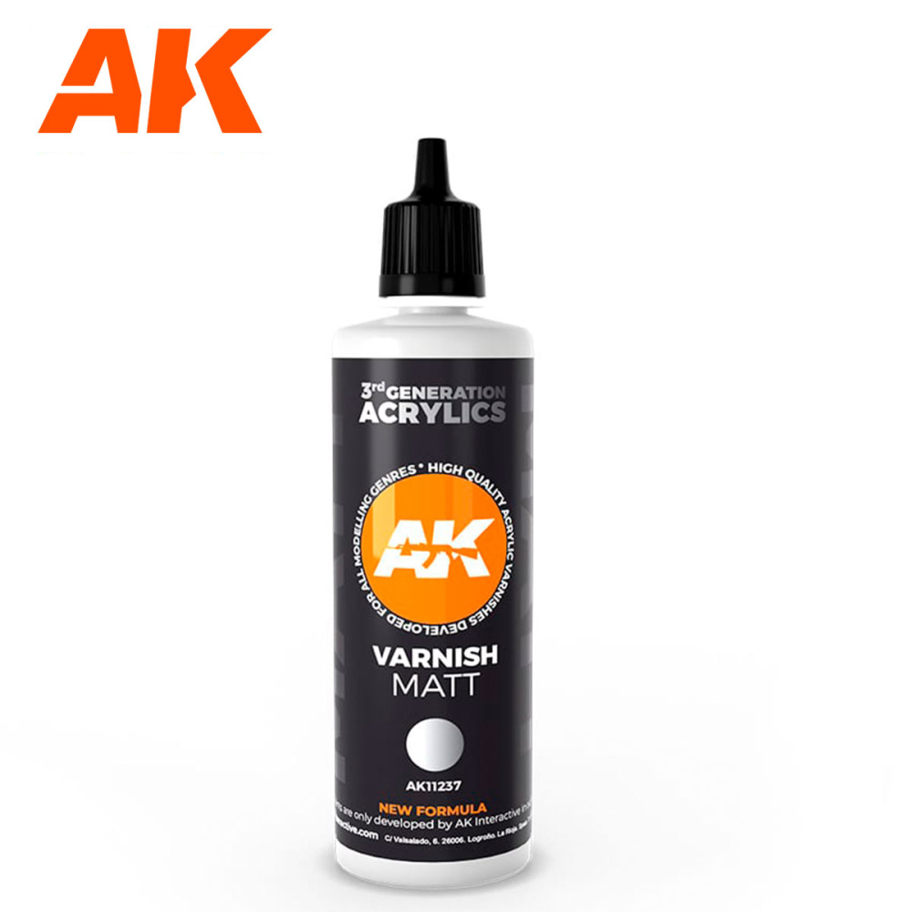 AK Interactive: Barniz Mate 100ml