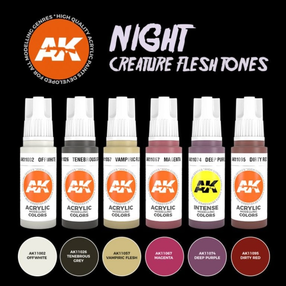 AK Interactive: Night Creatures Flesh Tone - Imagen 2