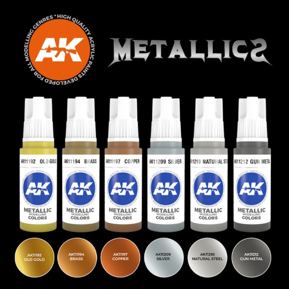 AK Interactive: Metallics - Imagen 2