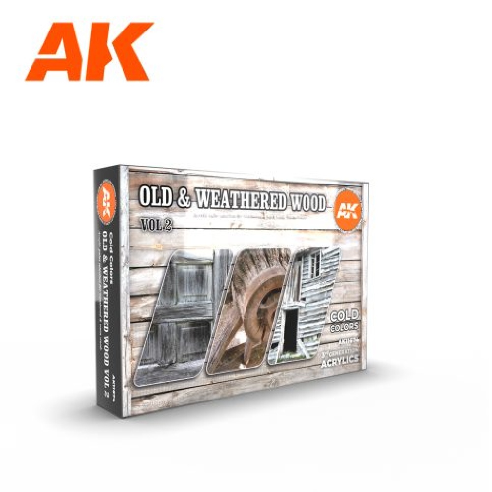 AK Interactive: Old And Weathered Wood Vol. 2