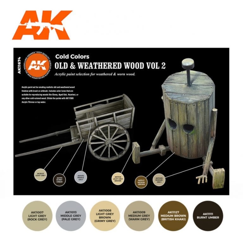 AK Interactive: Old And Weathered Wood Vol. 2 - Imagen 2