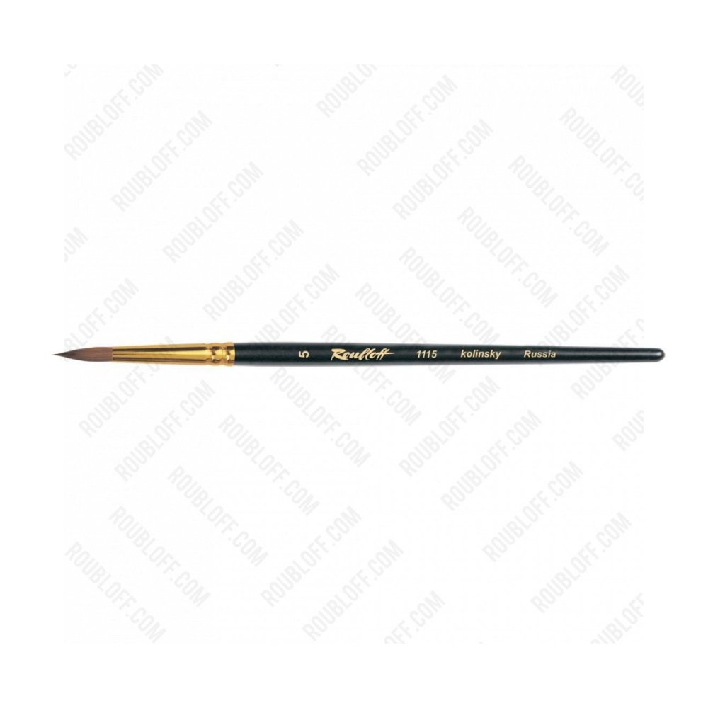 Roubloff: Pincel Redondo Kolinsky 1115 Mango negro