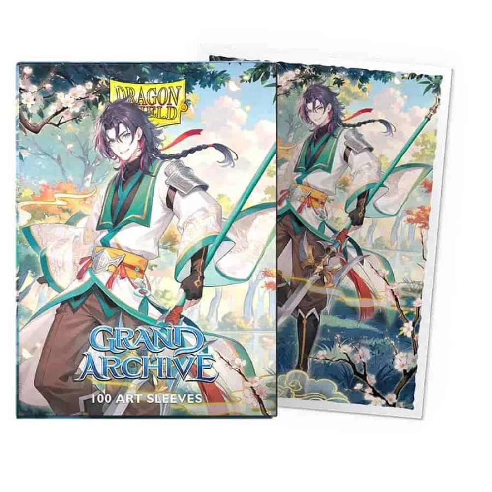 Dragon Shield Sleeves: Standard- Matte 'Grand Archive' Jin, Fate Defiant (100)